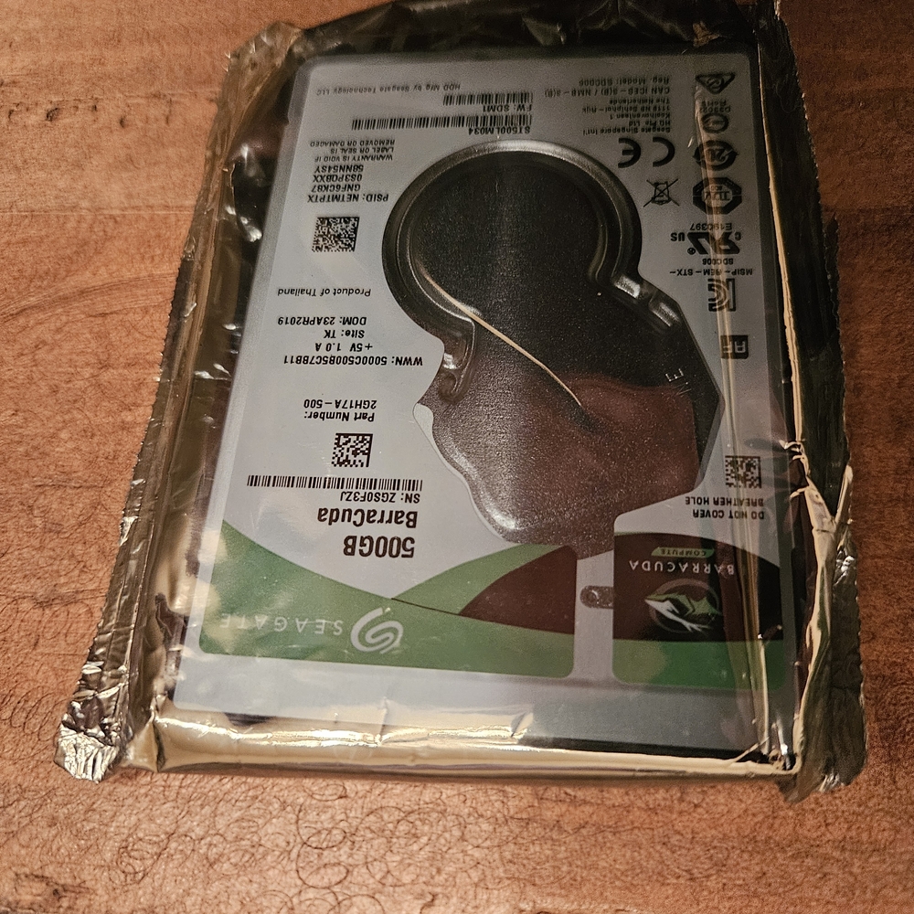 Seagate 500GB Internal Hard Drive - Silver